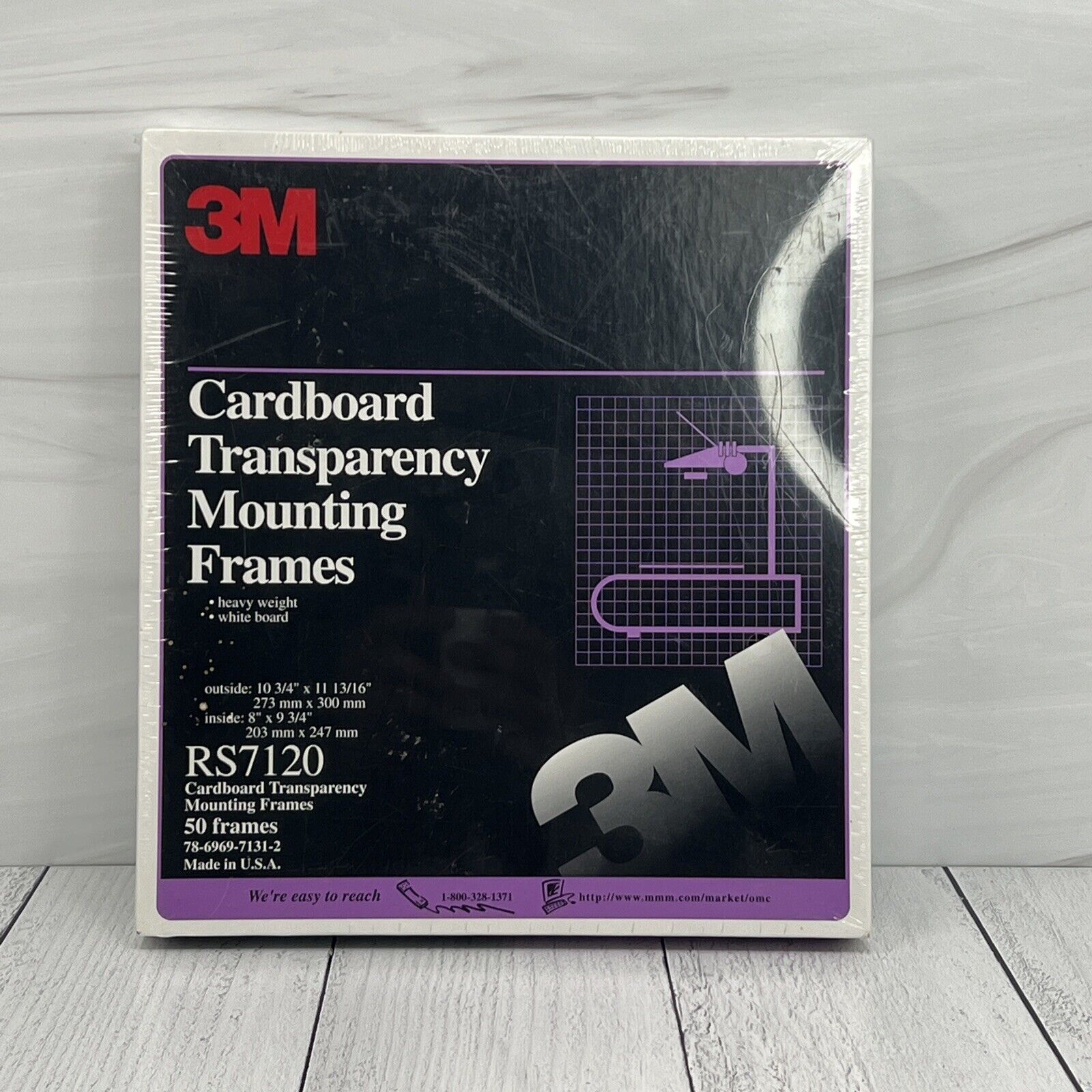 3m Cardboard Transparency Mounting 50 Frames Rs 7120  New Sealed